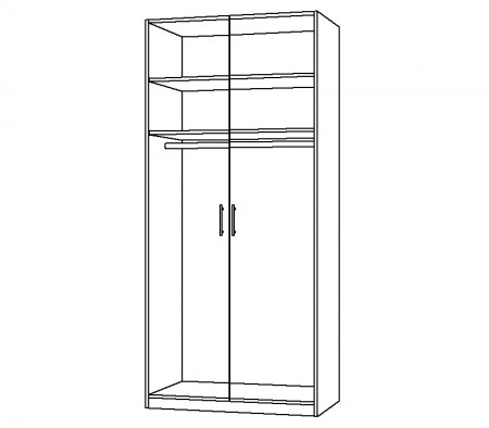 Skříň šatní š80-120 cm